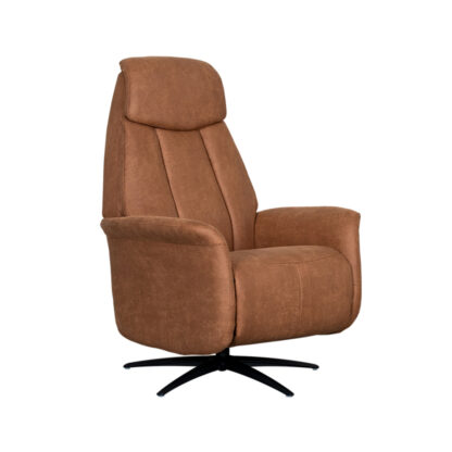 LABEL51 Fauteuil Oslo - Cognac - Micro Suede - Afbeelding 4