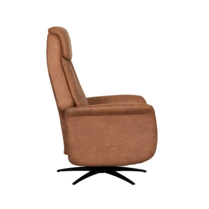 LABEL51 Fauteuil Oslo - Cognac - Micro Suede - Afbeelding 7