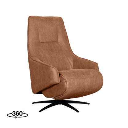 LABEL51 Fauteuil Odense - Cognac - Micro Suede