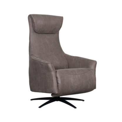 LABEL51 Fauteuil Lund - Taupe - Micro Suede - Afbeelding 3