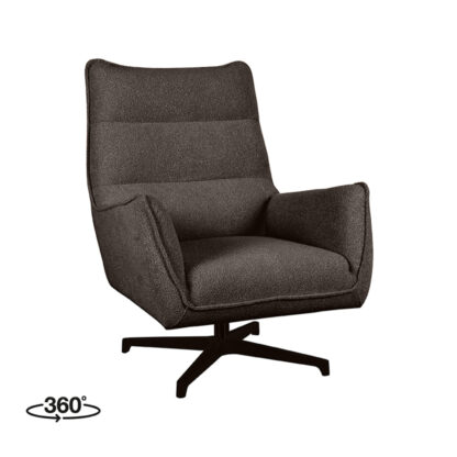 LABEL51 Fauteuil Rodia - Bruin - Boucle