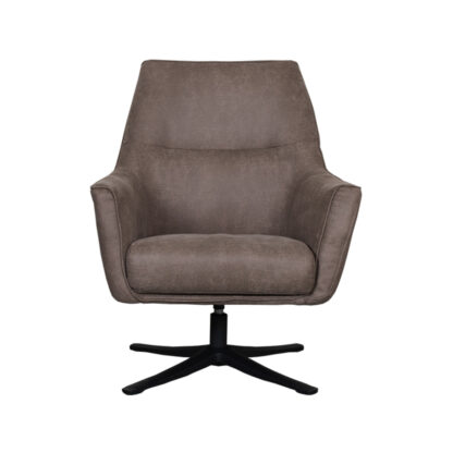 LABEL51 Fauteuil Tod - Taupe - Micro Suede - Afbeelding 4