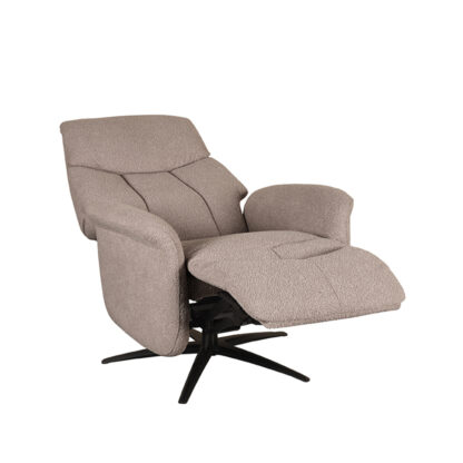 LABEL51 Fauteuil Oslo - Taupe - Micro Suede - Afbeelding 4