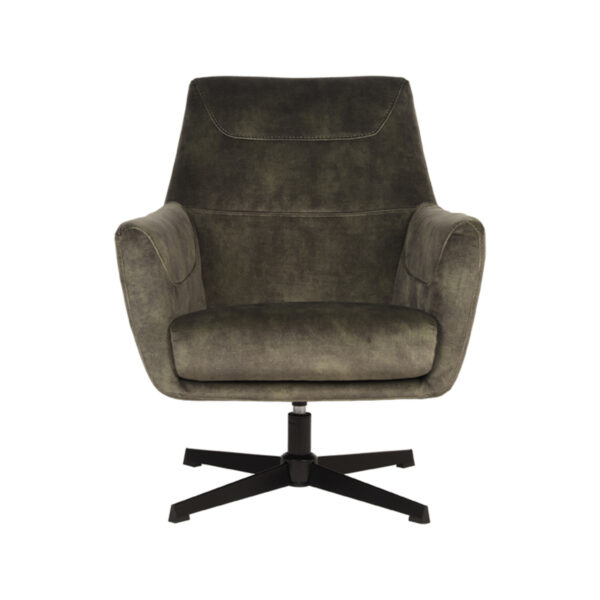 LABEL51 Fauteuil Toby - Hunter - Velours - Afbeelding 3