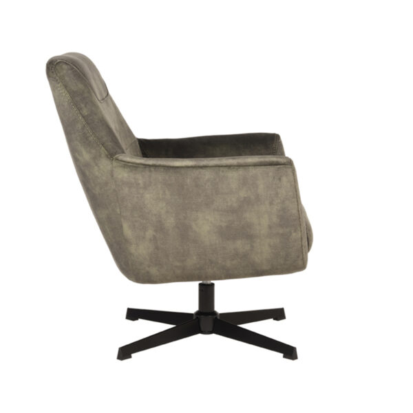 LABEL51 Fauteuil Toby - Hunter - Velours - Afbeelding 4